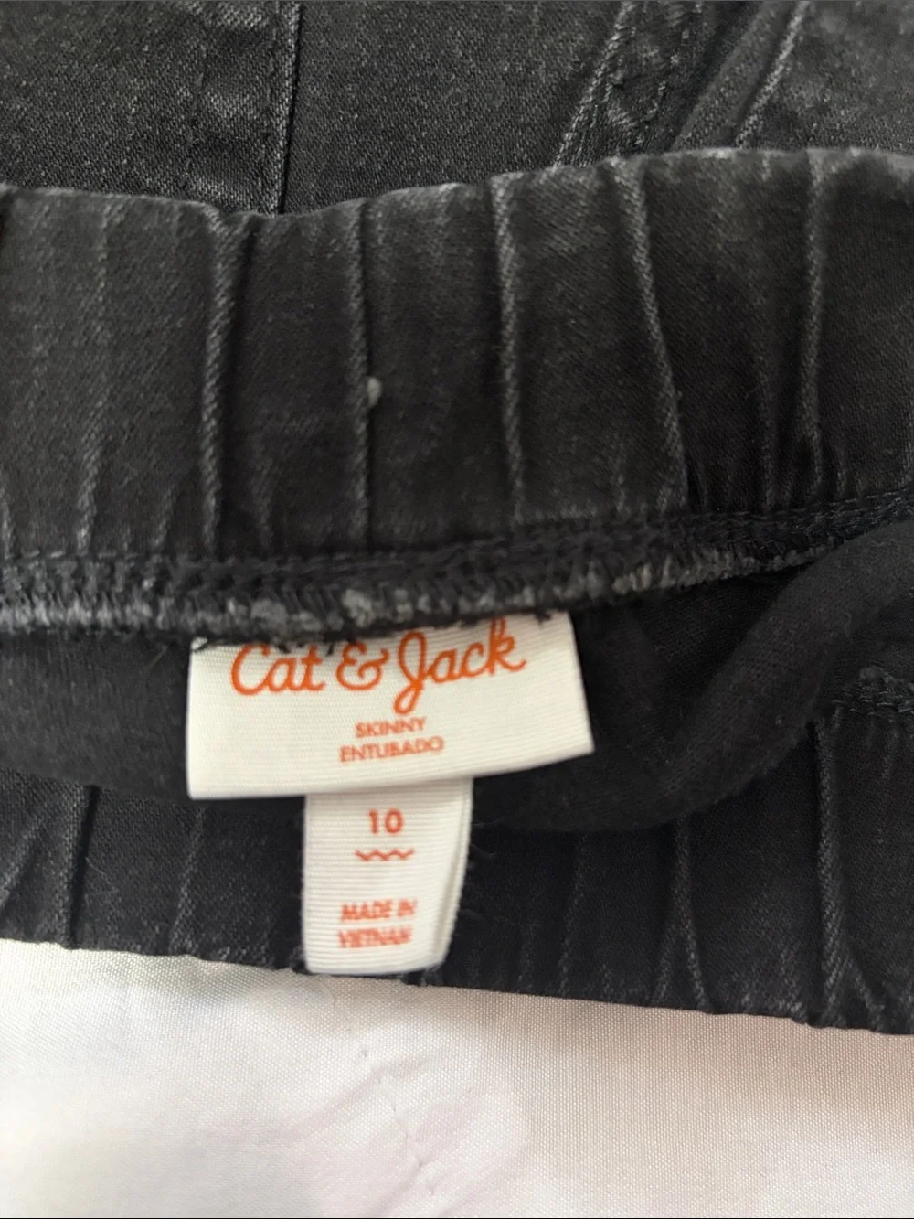 Cat & Jack Black Skinny Pull-On Jeans